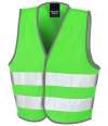 RS200BE R200JEV Result Core Kids Enhanced Vis Vest Lime Green colour image